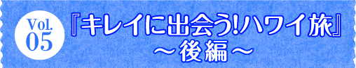 Vol.05 wLCɏoInCx`ҁ`